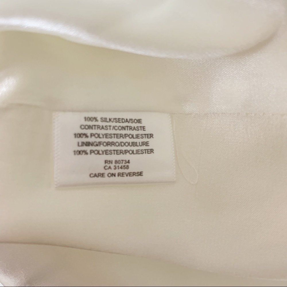 BCBGMaxAzria Black White Silk Chiffon Formal Maxi Dress - Picture 8 of 8